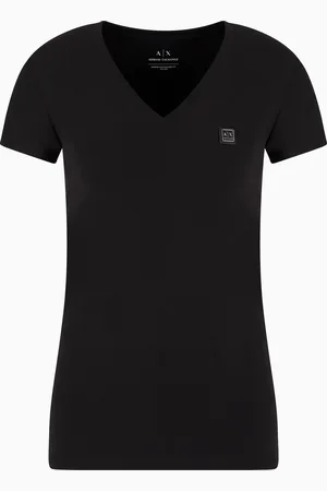 Armani Exchange Camiseta ASV de corte ajustado