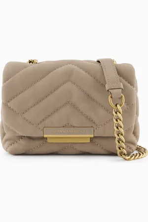 Armani Exchange Bolso bandolera peque??o acolchado con cadena