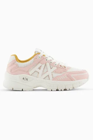 Armani Exchange Zapatillas gruesas con inserciones en contraste