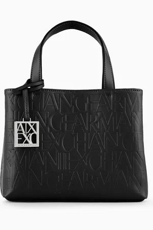 Armani Exchange Shopper peque??o con asas y bandolera