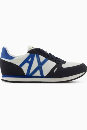 Armani Exchange Zapatillas deportivas en eco-gamuza, malla y nailon