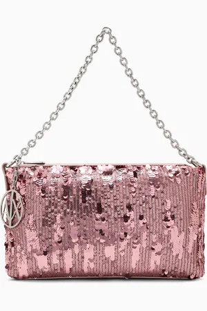 Armani Exchange Clutch con pedrer??a