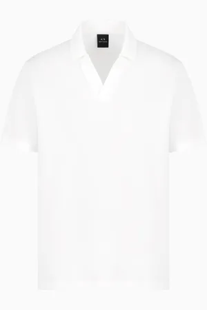 Armani Exchange Polo de corte regular en algod??n mercerizado