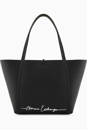Armani Exchange Shopper reversible con logo y bolso de mano