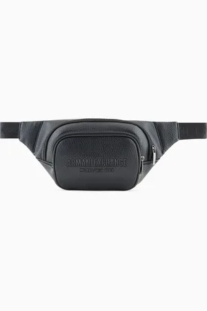 Armani Exchange Ri??onera con logo grabado y dos bolsillos