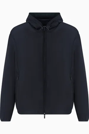 Armani Exchange Chaqueta con capucha y bolsillos.