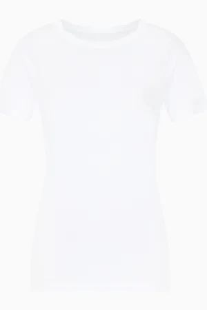 Armani Exchange Camiseta b??sica regular fit de algod??n pima