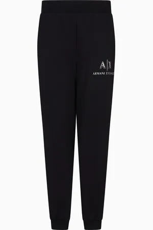 Armani Exchange Pantalones jogger con logo y pedrer??a