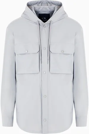 Armani Exchange Caba??a de nailon el??stico y largo