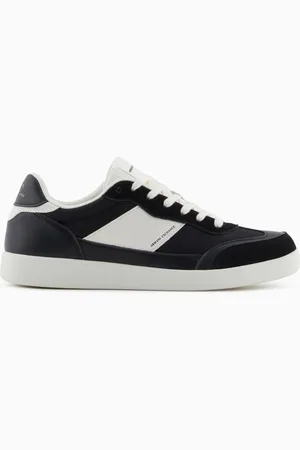Armani Exchange Zapatillas con banda lateral en contraste