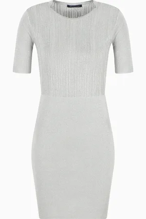 Armani Exchange Vestido tubo de punto