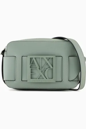 Armani Exchange Estuche para c??mara con correa ajustable para el hombro