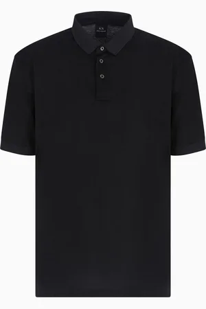 Armani Exchange Polo regular fit de algod??n mercerizado