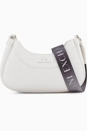 Armani Exchange Bolso hobo con forma
