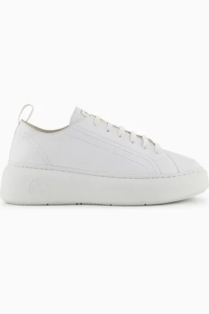 Armani Exchange Zapatillas gruesas de piel