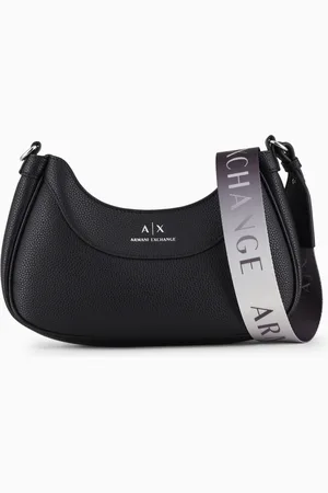 Armani Exchange Bolso hobo con forma