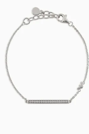 Emporio Armani Pulsera de plata de ley