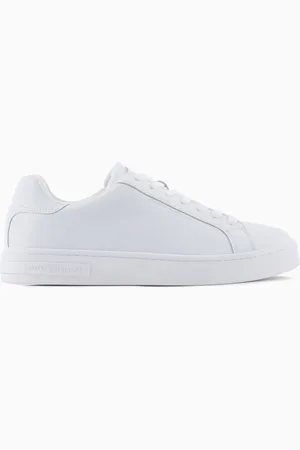 Armani Exchange Zapatillas de piel con logo en la suela.