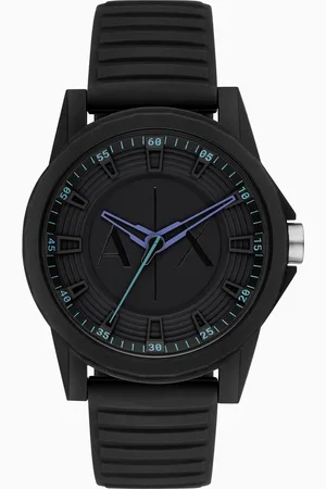 Armani Exchange Reloj con correa de silicona