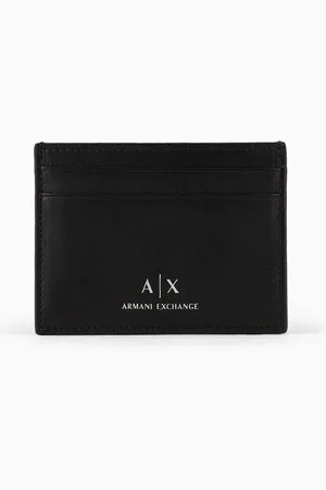 Armani Exchange Tarjetero de piel