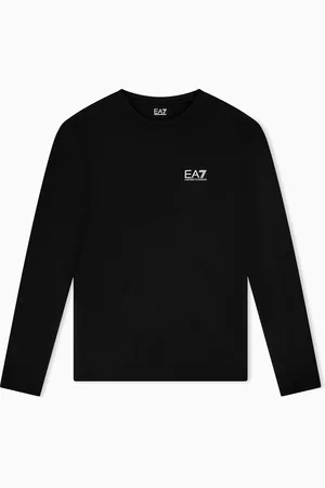 EA7 Camiseta de manga larga de algodón Core Identity