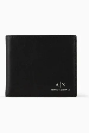 Armani Exchange Cartera plegable de piel