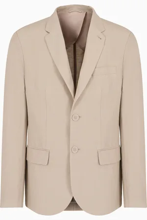 Armani Exchange Chaqueta de dos botones con botonadura sencilla