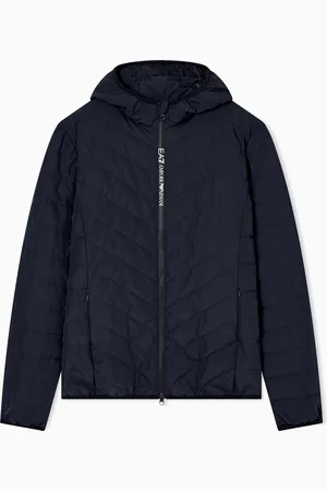 EA7 Chaqueta de plumas Premium Shield con capucha