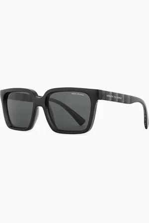 Armani Exchange Gafas de sol rectangulares para hombre