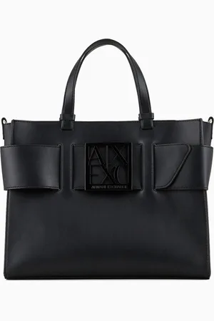 Armani Exchange Bolso tote grande con doble asa y bandolera