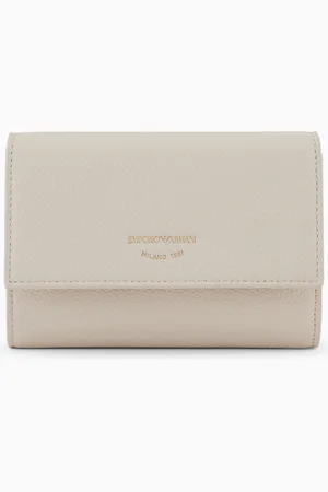 Emporio Armani Cartera plegable MyEA con estampado de ciervo