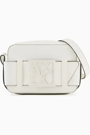 Armani Exchange Estuche para c??mara con correa ajustable para el hombro