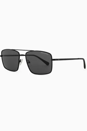 Armani Exchange Gafas de sol de hombre estilo piloto