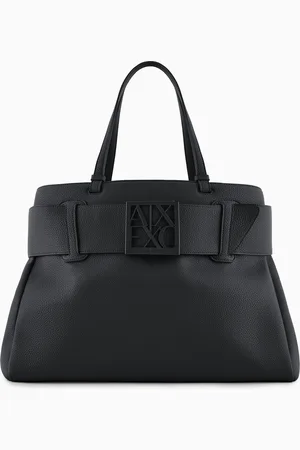 Armani Exchange Bolso de hombro grande con detalle de logotipo ASV