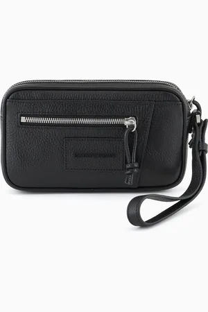 Emporio Armani Neceser de piel abatanada