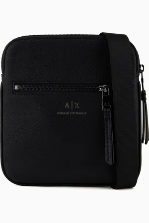 Armani Exchange Bandolera plana semirr??gida con bolsillo externo