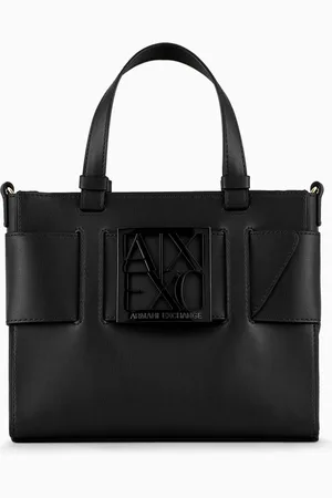 Armani Exchange Bolso tote mediano con doble asa y bandolera