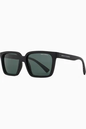 Armani Exchange Gafas de sol rectangulares para hombre