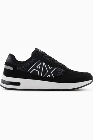 Armani Exchange Zapatillas con suela alta y logo