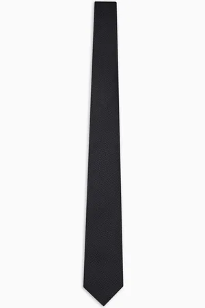 Emporio Armani Corbata de seda pura microadamascada