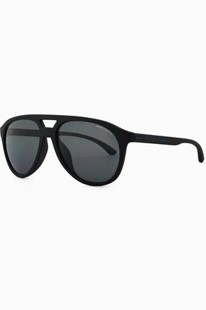 Armani Exchange Gafas de sol de hombre estilo piloto