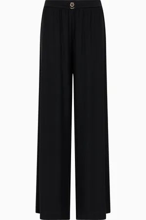 Emporio Armani Pantalones playeros con detalle de anilla con logotipo