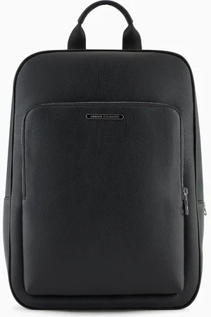 Armani Exchange Mochila minimalista de cuero ecol??gico
