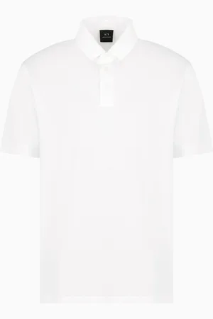 Armani Exchange Polo regular fit de algod??n mercerizado