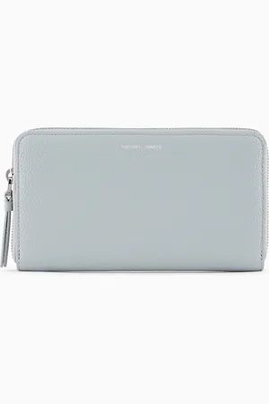 Emporio Armani Cartera MyEA con cremallera perimetral y estampado de ciervo