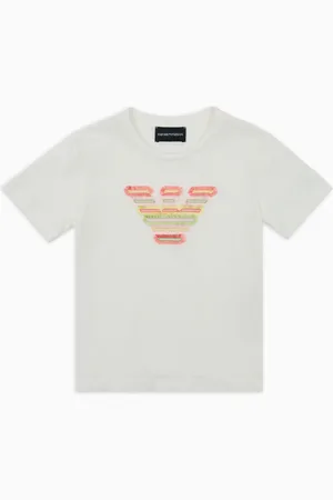 Emporio Armani Camiseta de punto con bordado de águila y detalles ASV