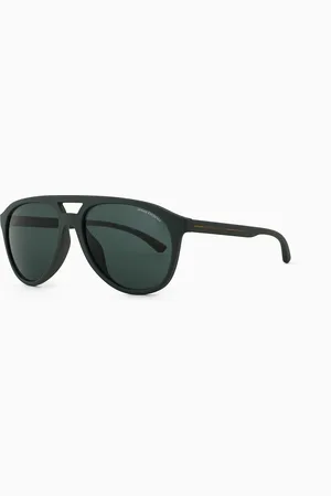 Armani Exchange Gafas de sol de hombre estilo piloto