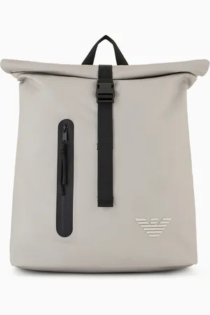 Emporio Armani Mochila en nailon reciclado con cincha ASV