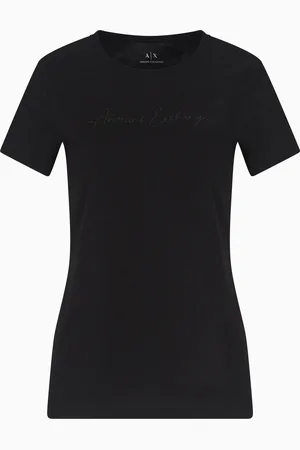 Armani Exchange Camiseta de jersey de corte regular