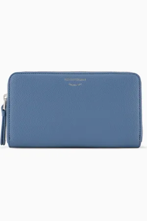 Emporio Armani Cartera MyEA con cremallera perimetral y estampado de ciervo